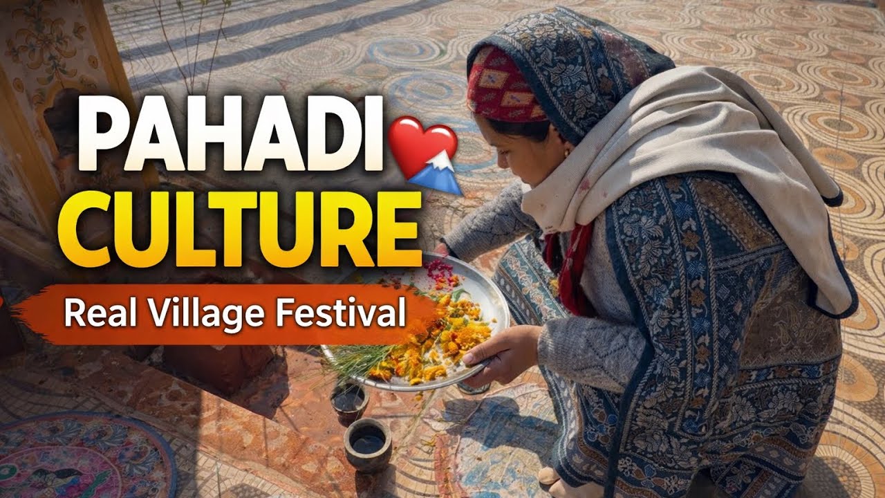 Pahadi Culture Festival 🏔️ | Traditional Dance, Food & Vibes | Village Festival Vlog