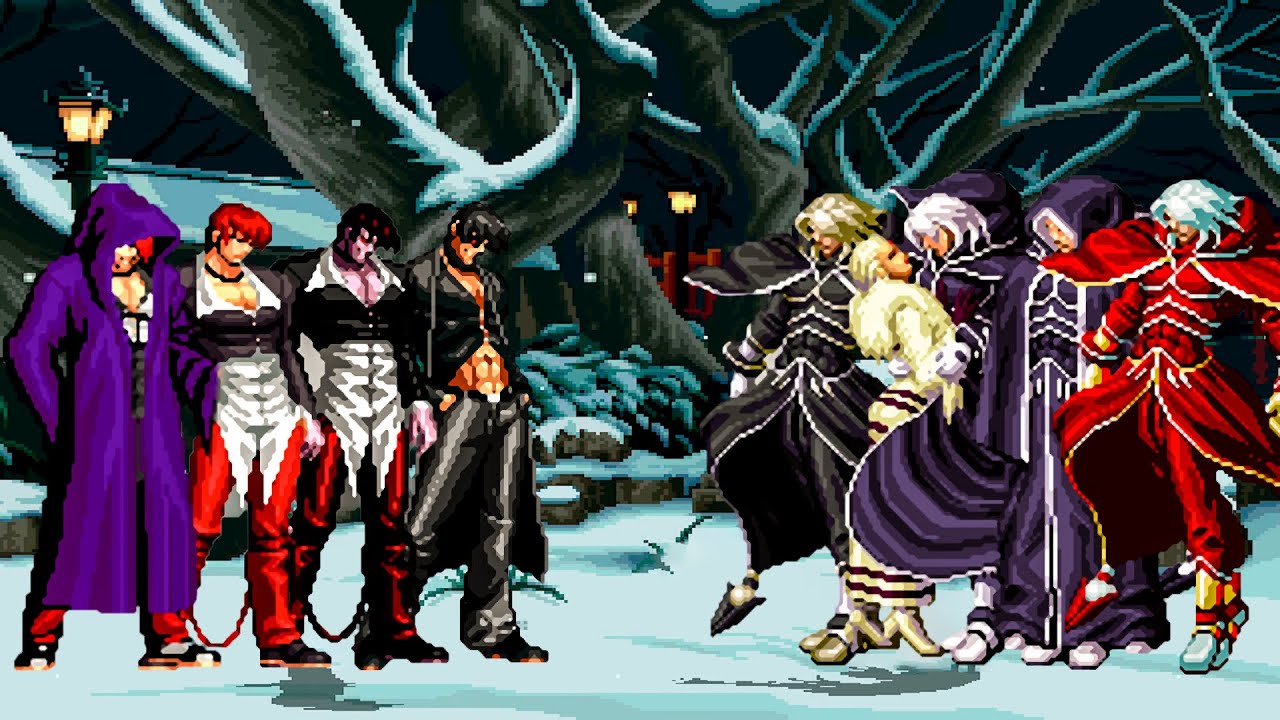 [KOF Mugen] Iori Yagami Team vs Boss Igniz Team