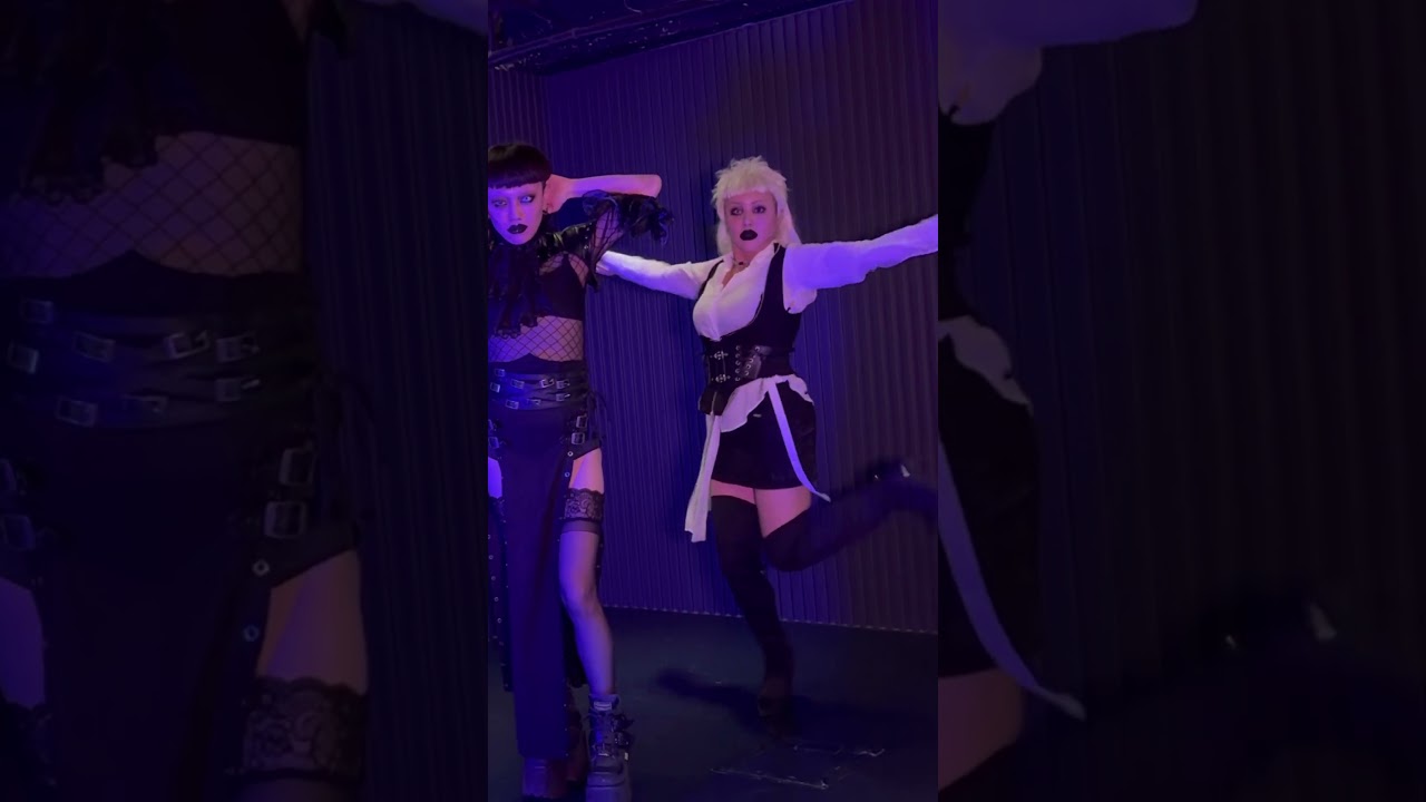マリリンさんに僕の振り付けを踊っていただきました🖤🖤🖤@MarilynFukuseYuuri