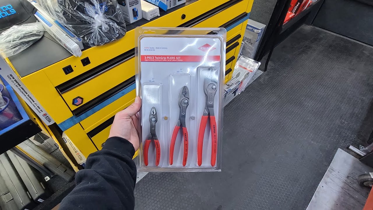 ALL NEW from KNIPEX!! 3 Piece TWIN GRIP Pliers Set!!