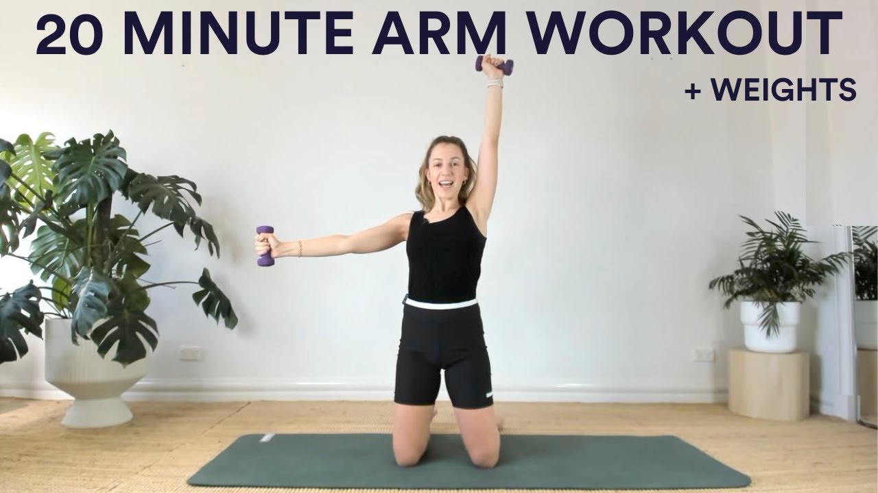 Pilates Arms Workout With Weights | 20 minutes