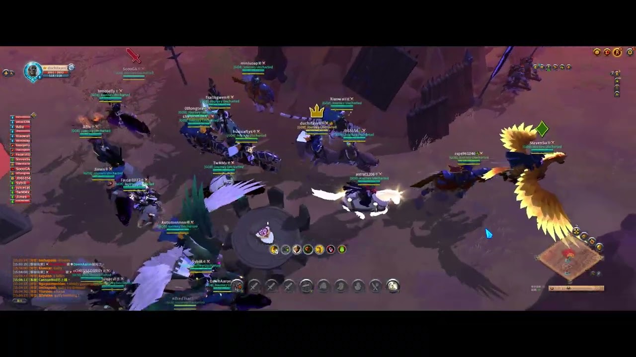 Albion Online2026 1/12 utc15 JU、喵仙、FL、蛇蛇魚魚 POV JU Caller