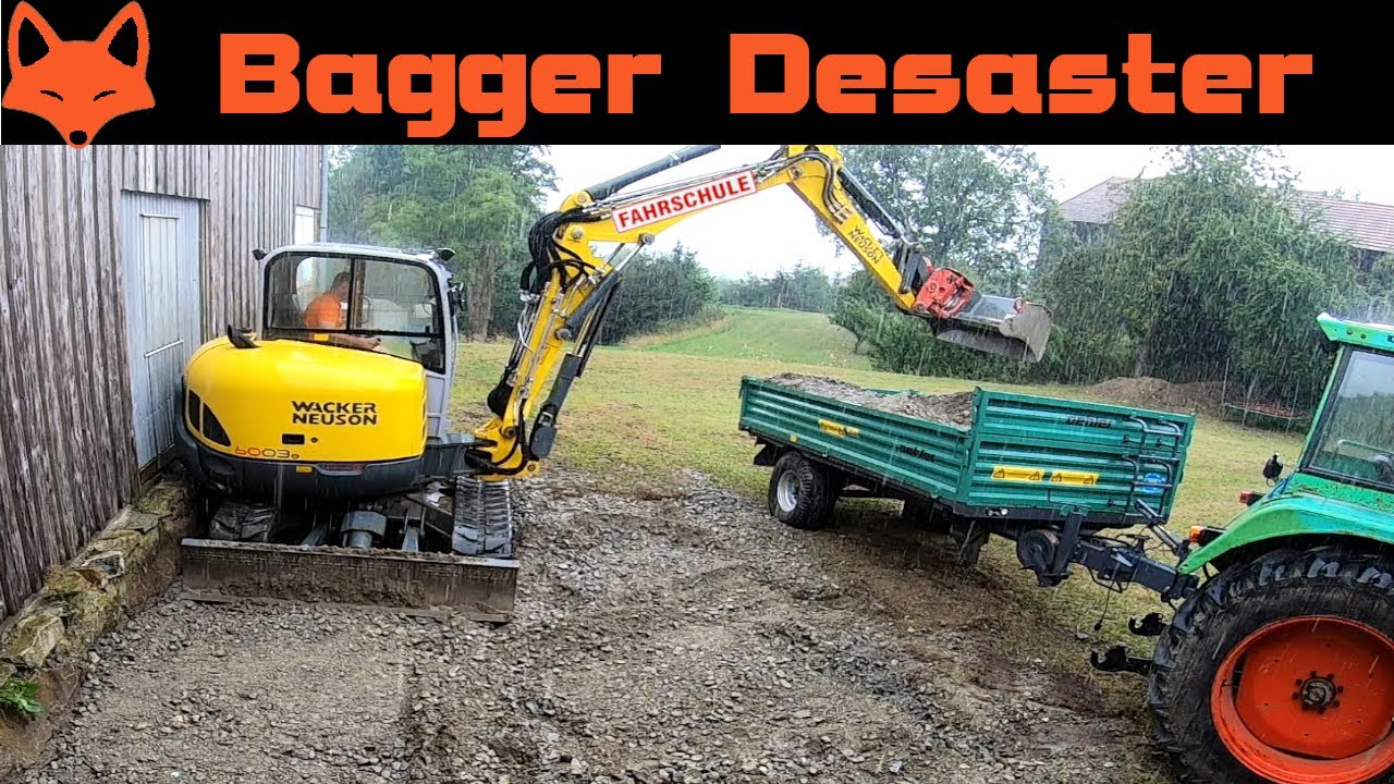 Fux am Limit - erster Baggerfahrversuch und seine folgen....