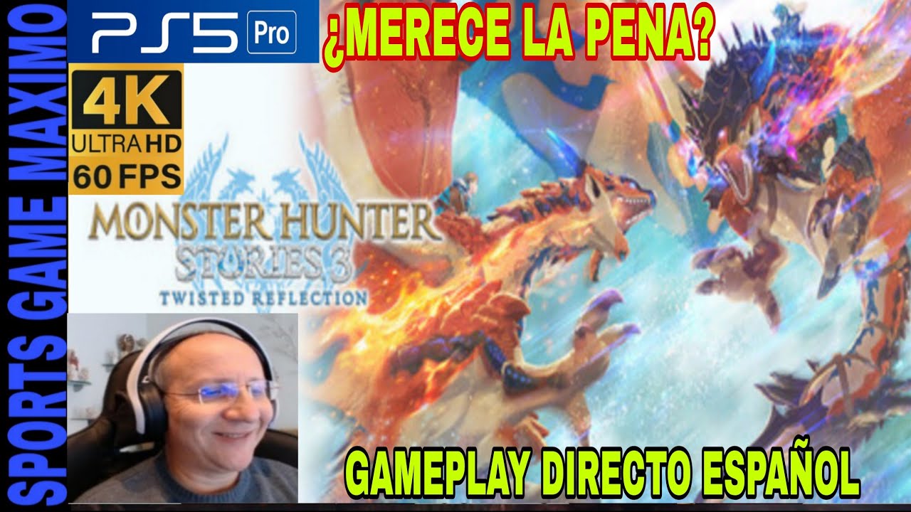 ULTRA 4K/60FPS - MONSTER HUNTER STORIES 3: DEMO (PS5 PRO) GAMEPLAY DIRECTO ESPAÑOL. ¿MERECE LA PENA?