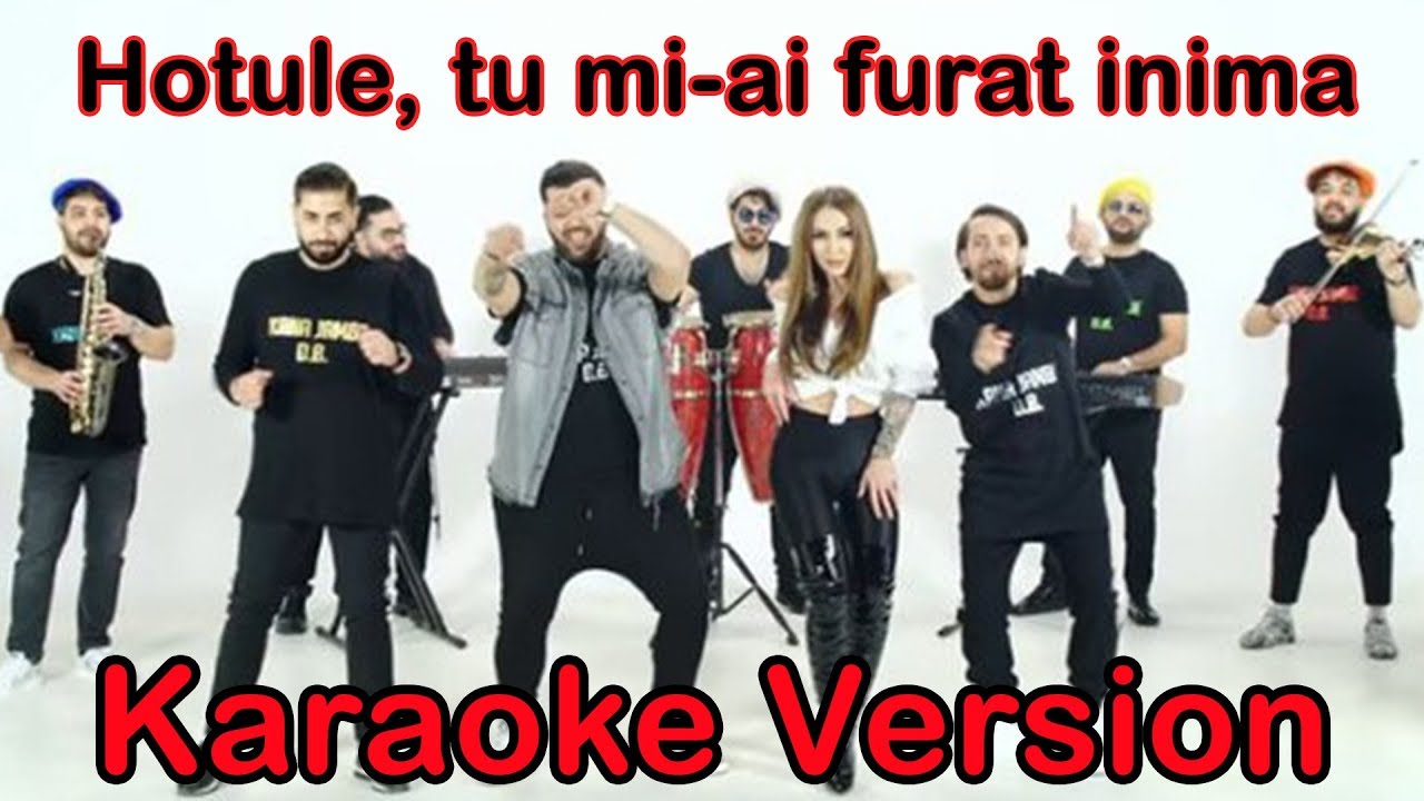 Hotule, tu mi-ai furat inima ♫ KARAOKE VERSION ♫ Alex Kojo, Cristi Mega & Lexo