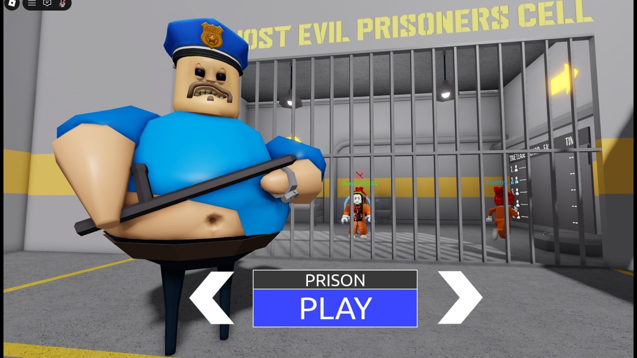 ESCAPING FROM BARRY PRISON RUN! EASY MODE #roblox #escape #barryprisonrun 