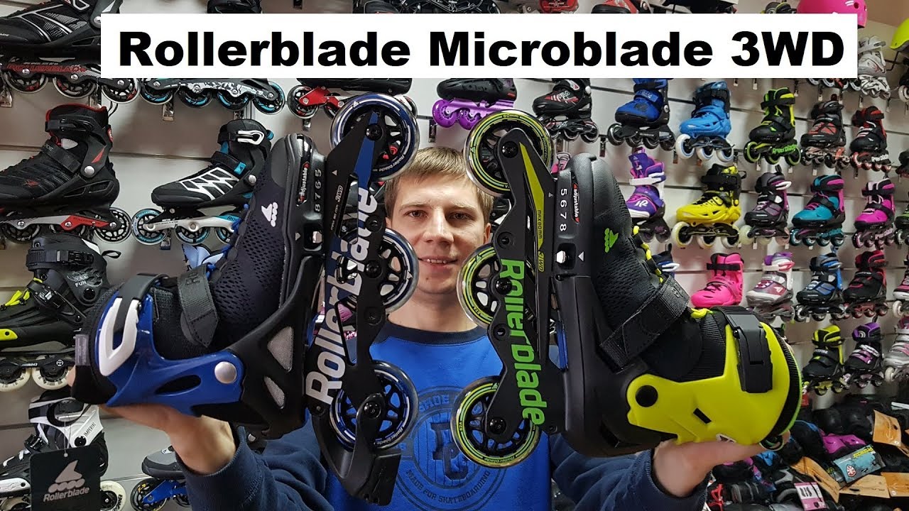 Обзор детские трехколесные ролики Rollerblade Microblade alu 3wd і Rollerblade Microblade 3wd 2019