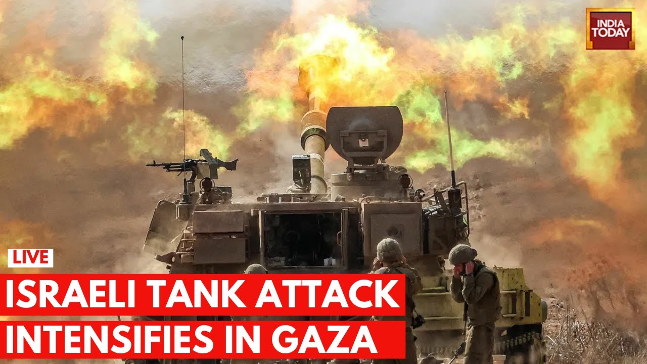 Israel Hamas War LIVE: Israeli Tanks Take On Hamas In Gaza | Israel Palestine | Israeli Tank Attack