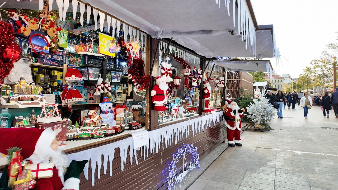 Cannes Walking Tour Today 5 December, Christmas Market, Provence-Alpes-Côte d'Azur, France