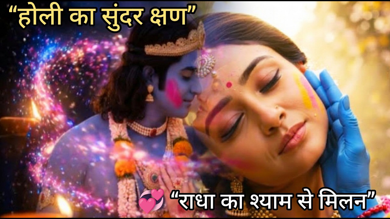 यह होली नहीं&hellip; दिव्य मिलन है | राधा कृष्ण की दिव्य होली mp4