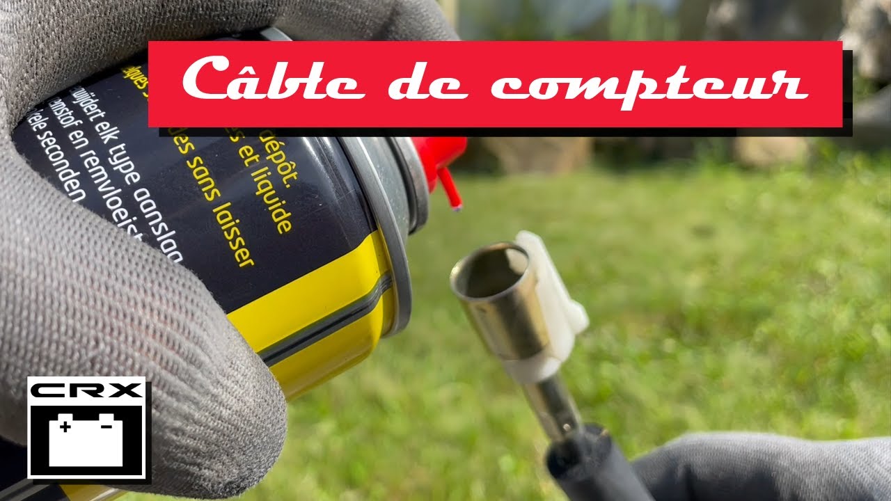 Démontage et entretien du câble du compteur de vitesse