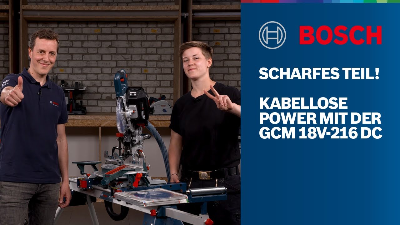 Alles über die Bosch Professional GCM 18V-216 DC Kapp- und Gehrungssäge
