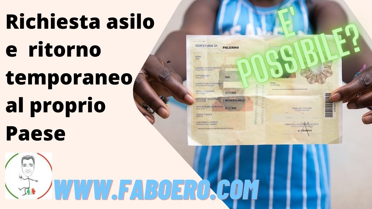 HO CHIESTO ASILO MA  TORNO AL MIO PAESE. E' POSSIBILE SENZA INTERROMPERE L'ITER?