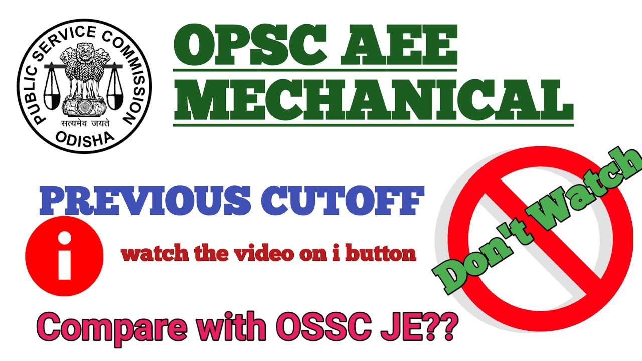 MECHANICAL CUTOFF OSSC JE Compare with AEE OPSC