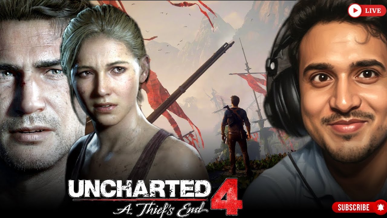 🔴UNCHARTED 4: Better than a Movie! 🎬 | Last Treasure Hunt | Story End Live with Ritro Gamerz🔴
