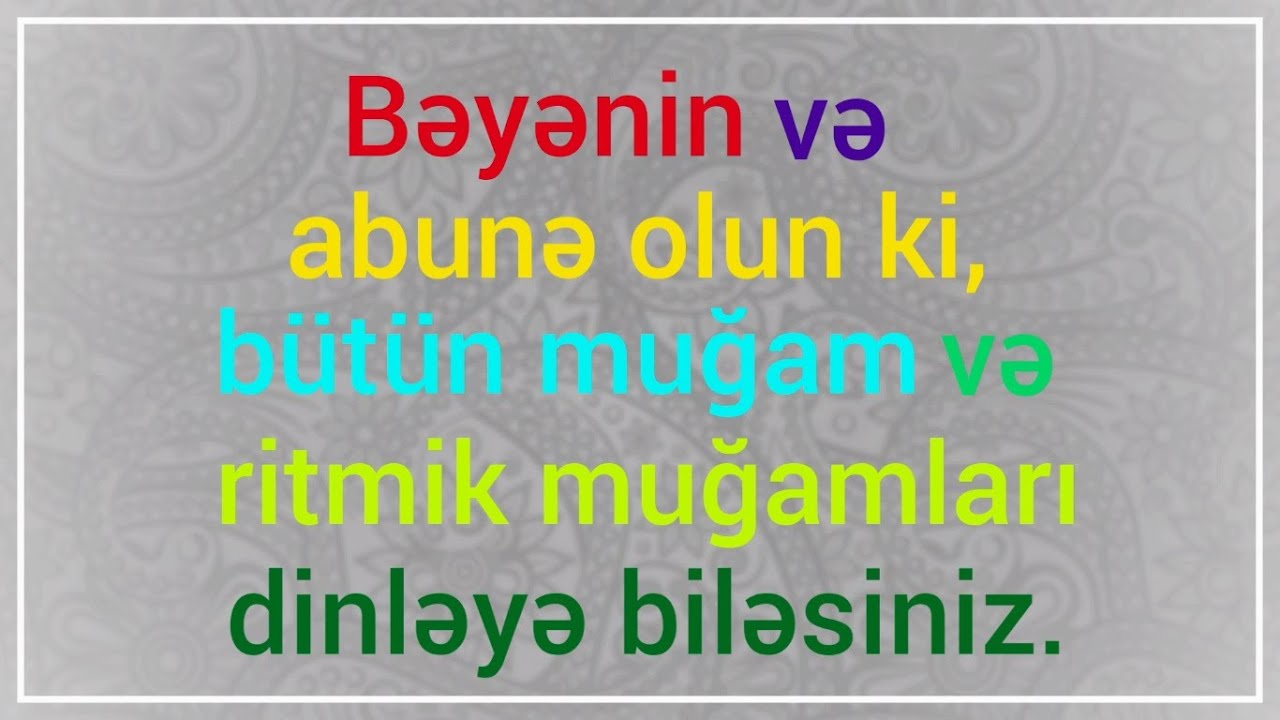 Zair Mustafayev - Zabul-segah (qarmon,dərslik)