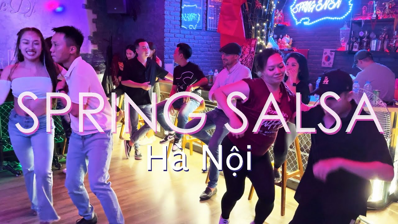 Dancers at the Spring Salsa Latin Social : Hanoi