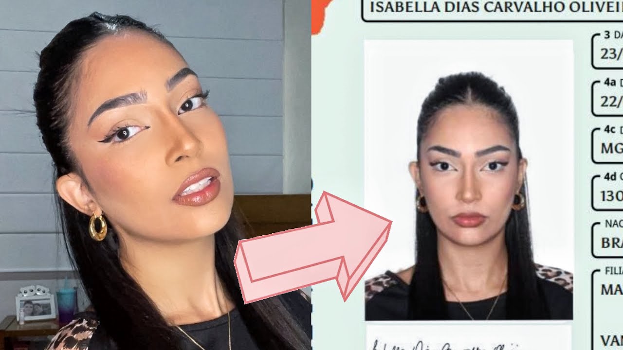 como ficar muito gata na foto da carteira de motorista/identidade (irreconhecível)| se arrume comigo
