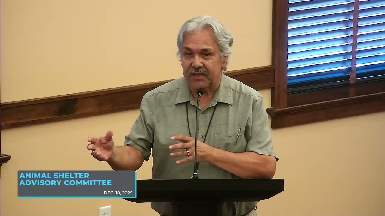Animal Shelter Advisory Committee 12-18-25