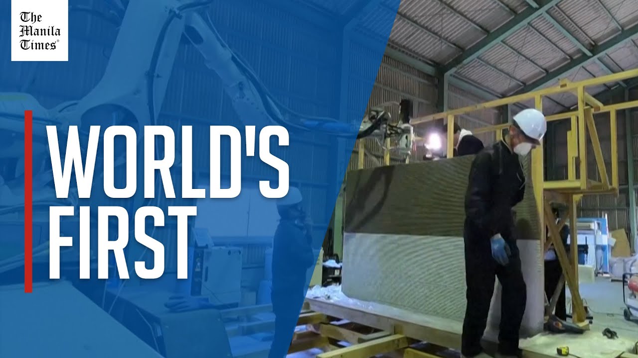 Japanese firms build 3D-printed train station in a week