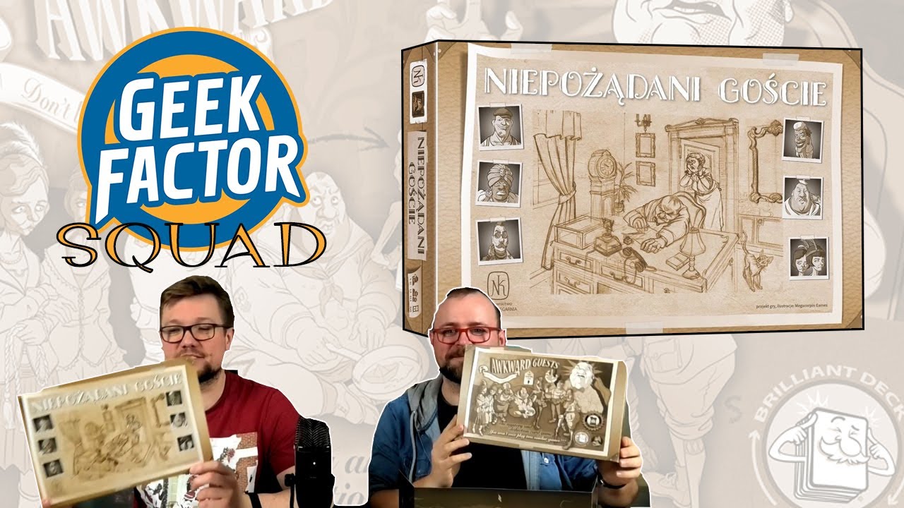 Geek Factor Squad - Recenzja gry NIEPOŻĄDANI GOŚCIE