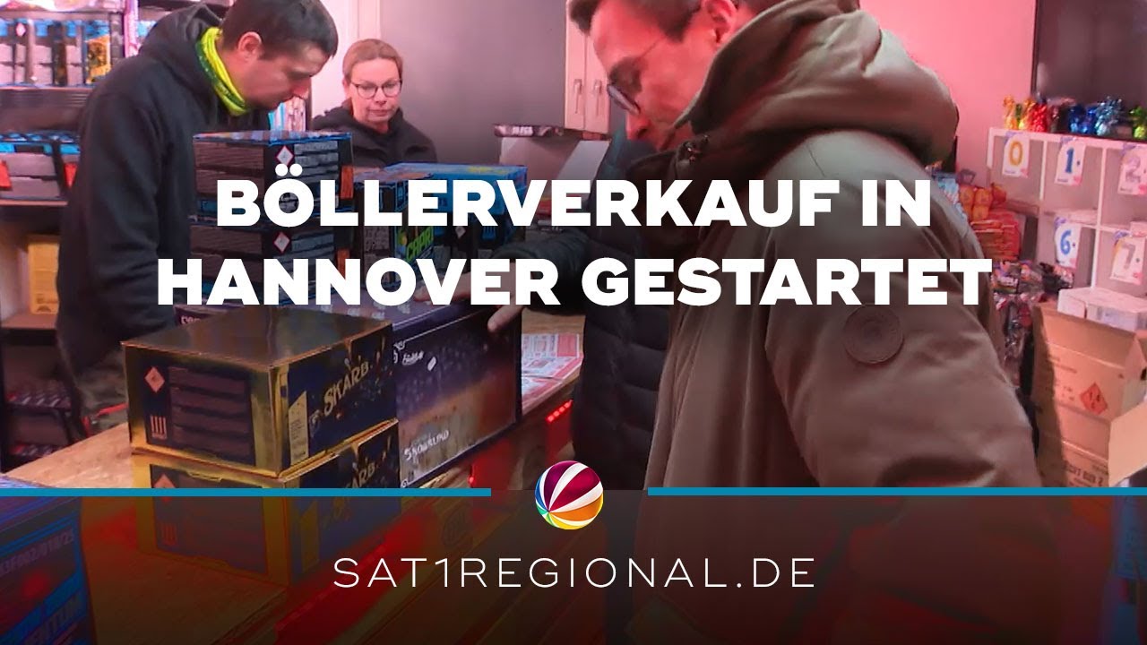 B&ouml;ller, Raketen und Co.: Feuerwerksverkauf in Hannover