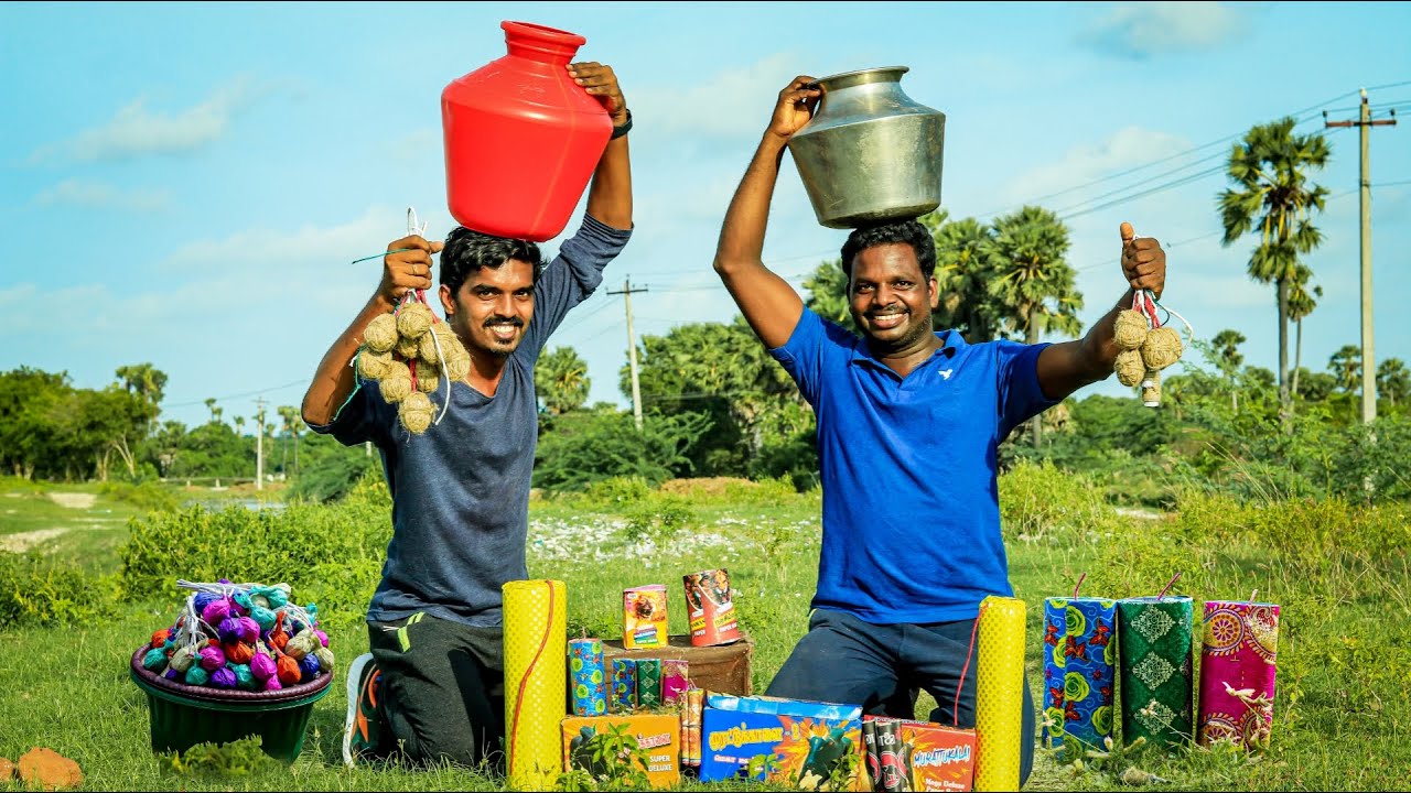 இப்படி எல்லாம் பண்ணாதீங்க | Crazy Testing With Dangerous Crackers | Ft@SMGARDENINGMMB