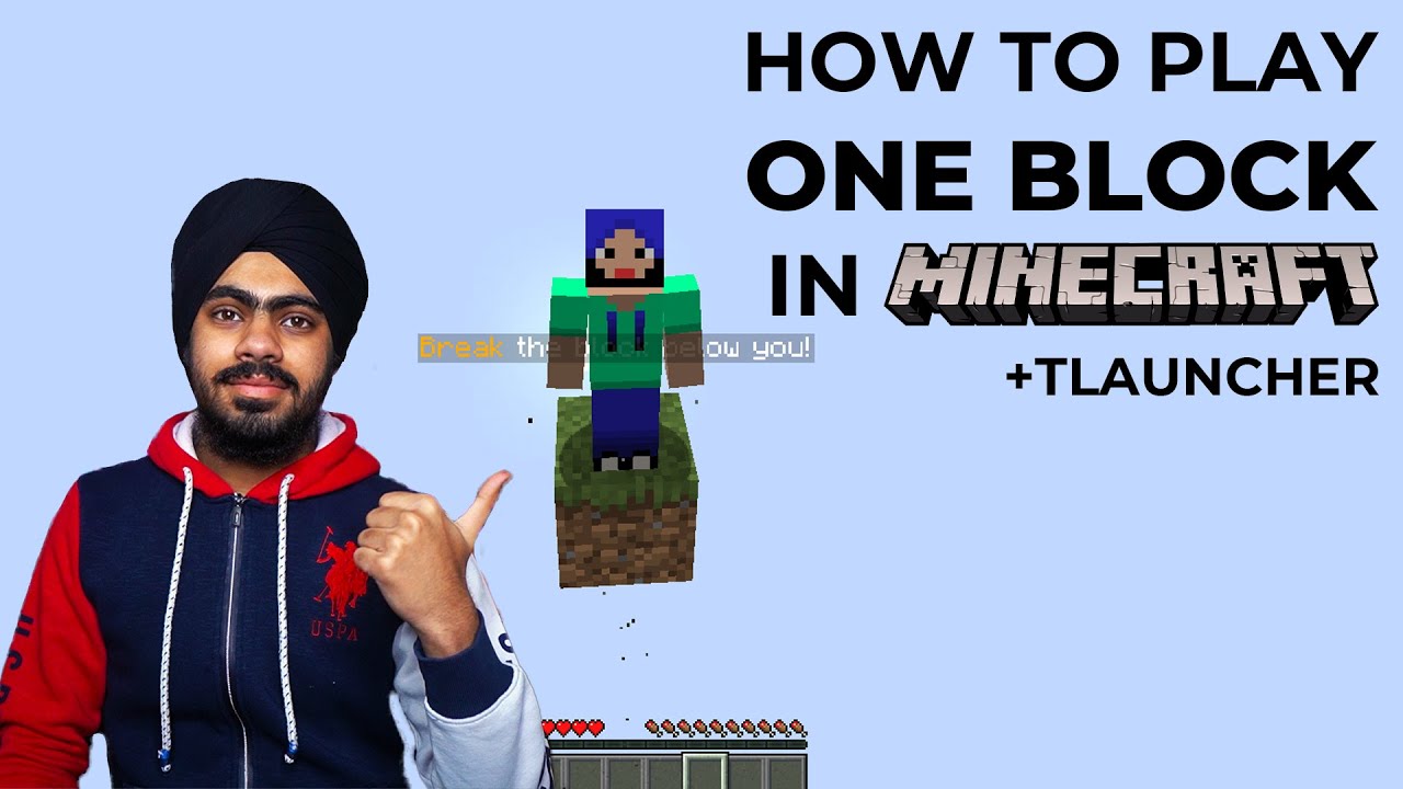 How to Play One Block in Minecraft (also TLauncher) | All Versions Supported