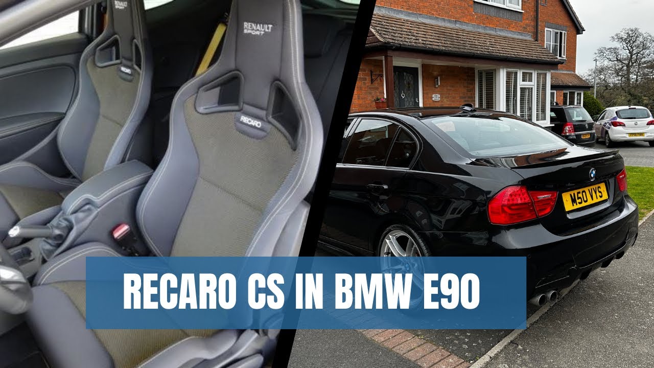 Recaro CS seats install in bmw e90 diy retrofit guide e91 e92 m2/m3/m4 1/2/3/4 series f30 f20 f80