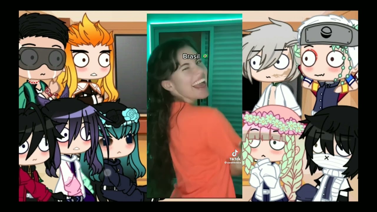 Hashiras reagindo meus tico teco fvrt | gacha | extra+shipp no final