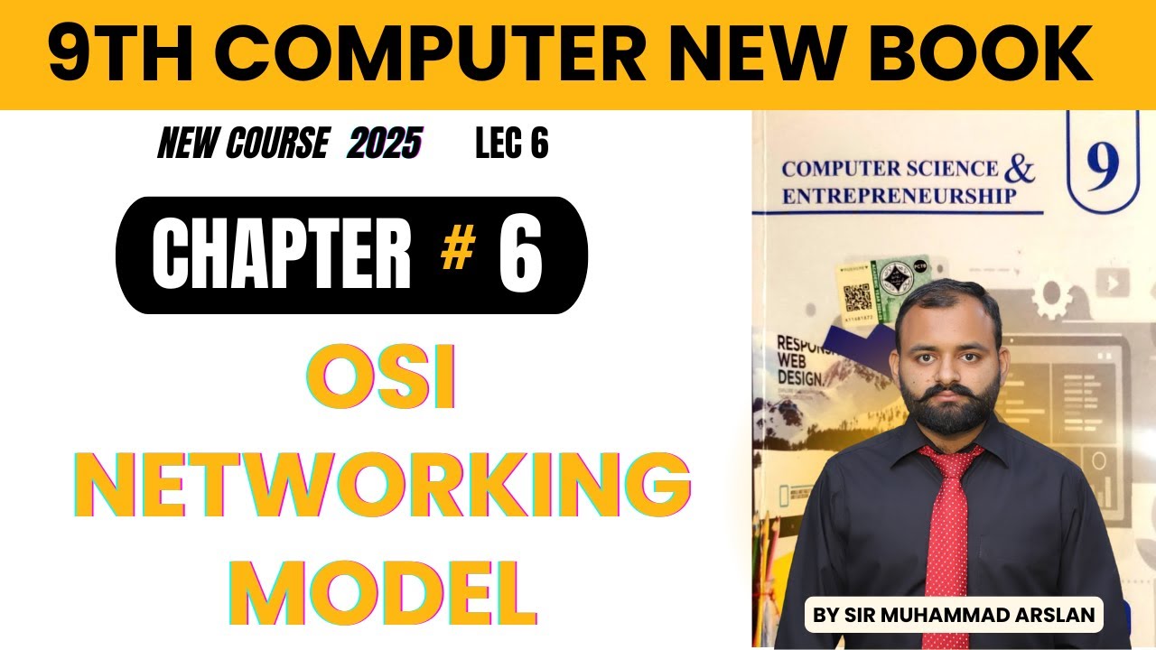 OSI Networking Model | OSI Model | chapter 6 |  9th class Computer