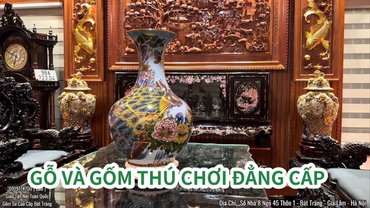 CHÚ KHÁCH HÀNG NHÀ GỖ SẮM TOÀN ĐỒ GỐM VIP ĐẸP 