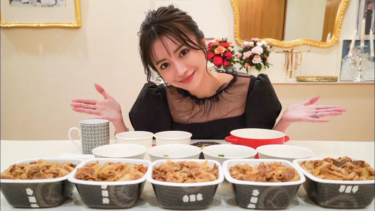 最高に美味しい吉野家の社長もオススメする食べ方で牛丼並盛5杯食べてみます