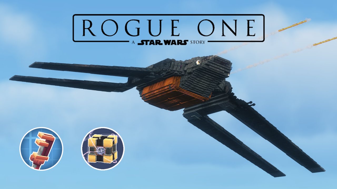 Working Star Wars Zeta-class Heavy Cargo Shuttle in Minecraft Create!