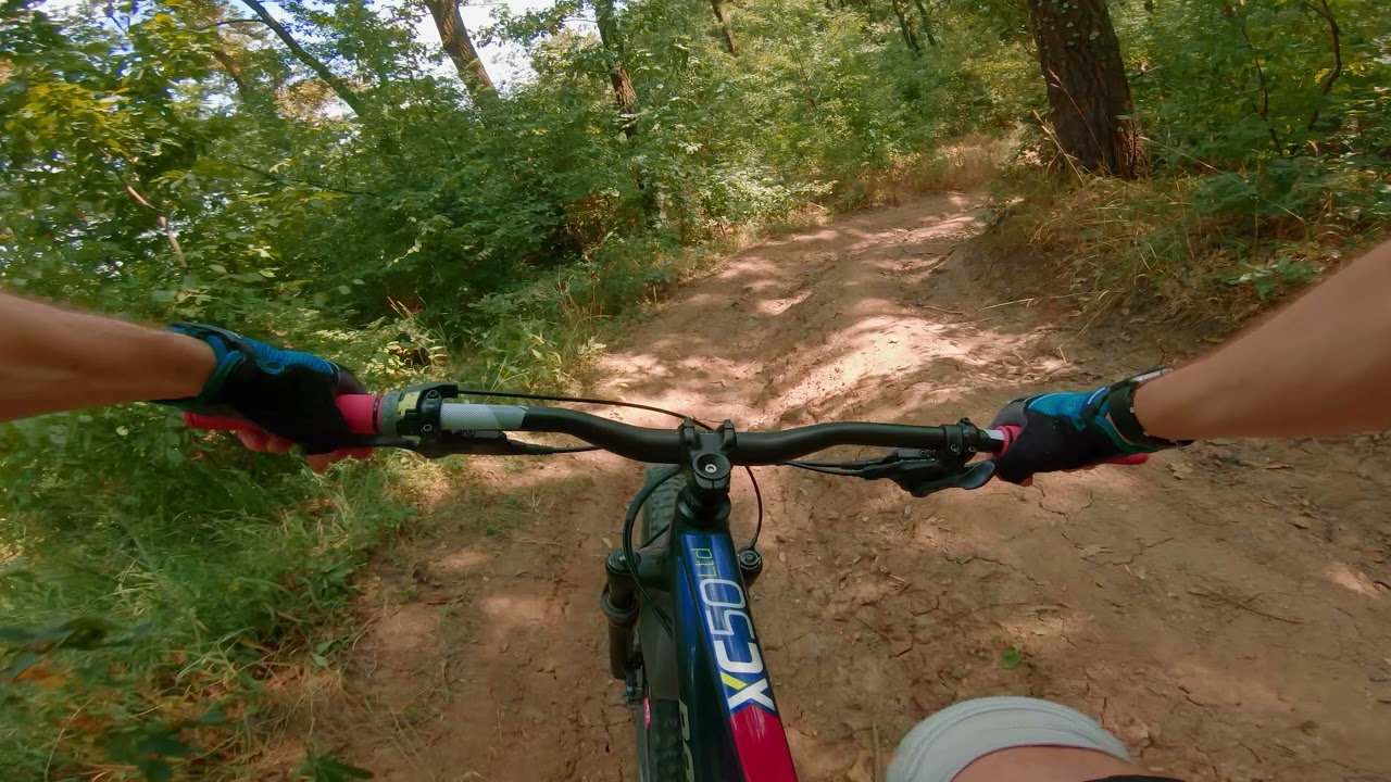 Going down the local forest fire roads | Rockrider XC 50 Ltd