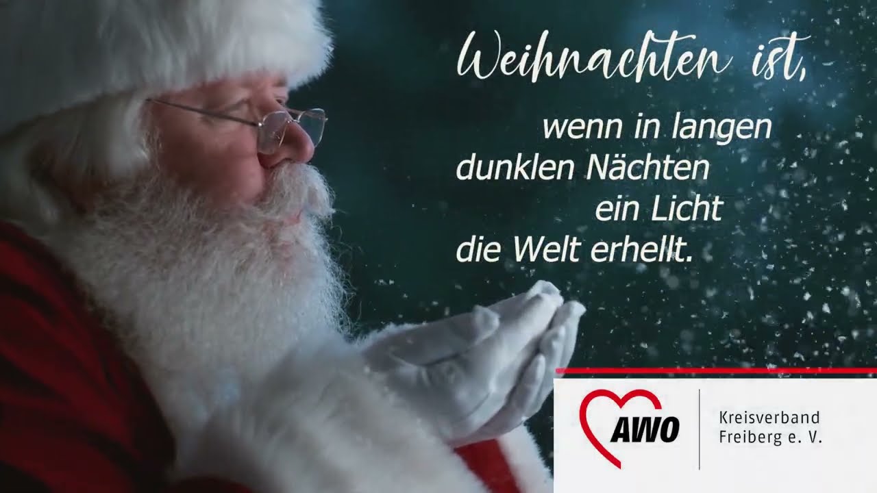 Weihnachtsgruß 2022 der AWO Freiberg