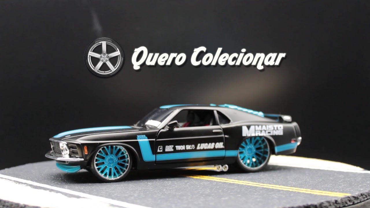 Miniatura Ford Mustang Boss 302 1970 Allstars 1:24 Maisto