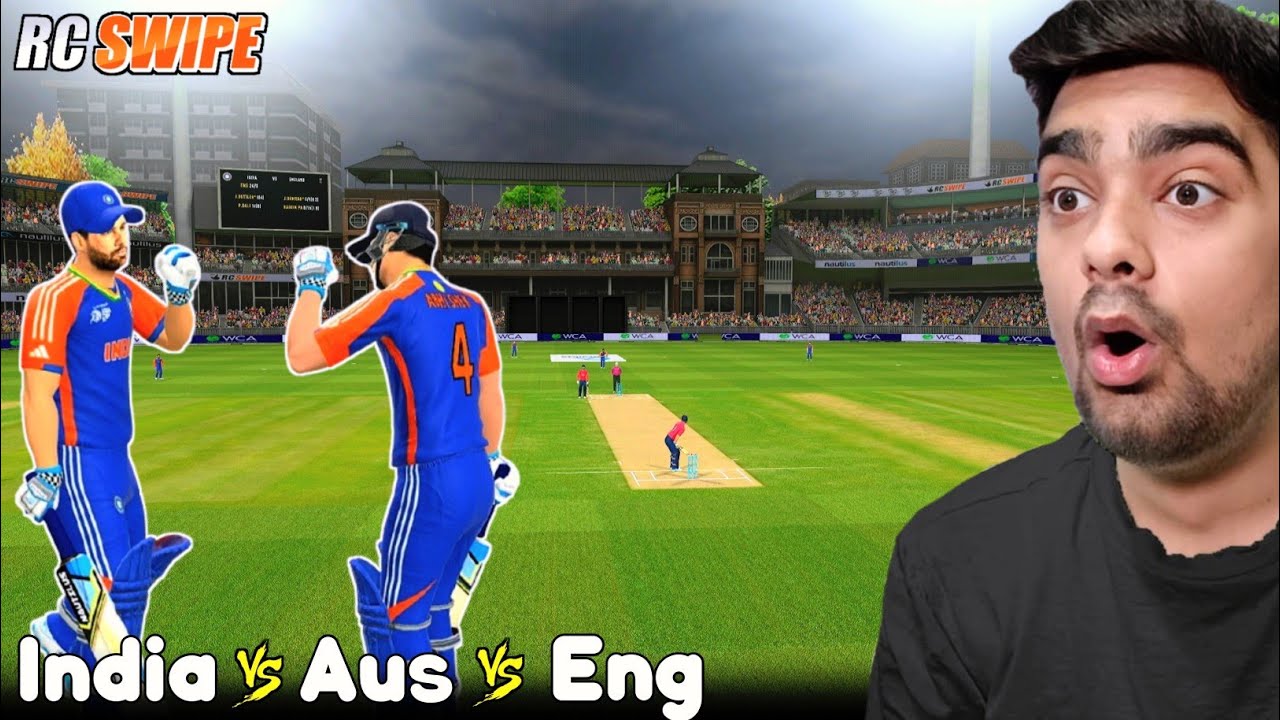 TRI SERIES! India Vs Australia Vs England RC Swipe (Dynamic AI)