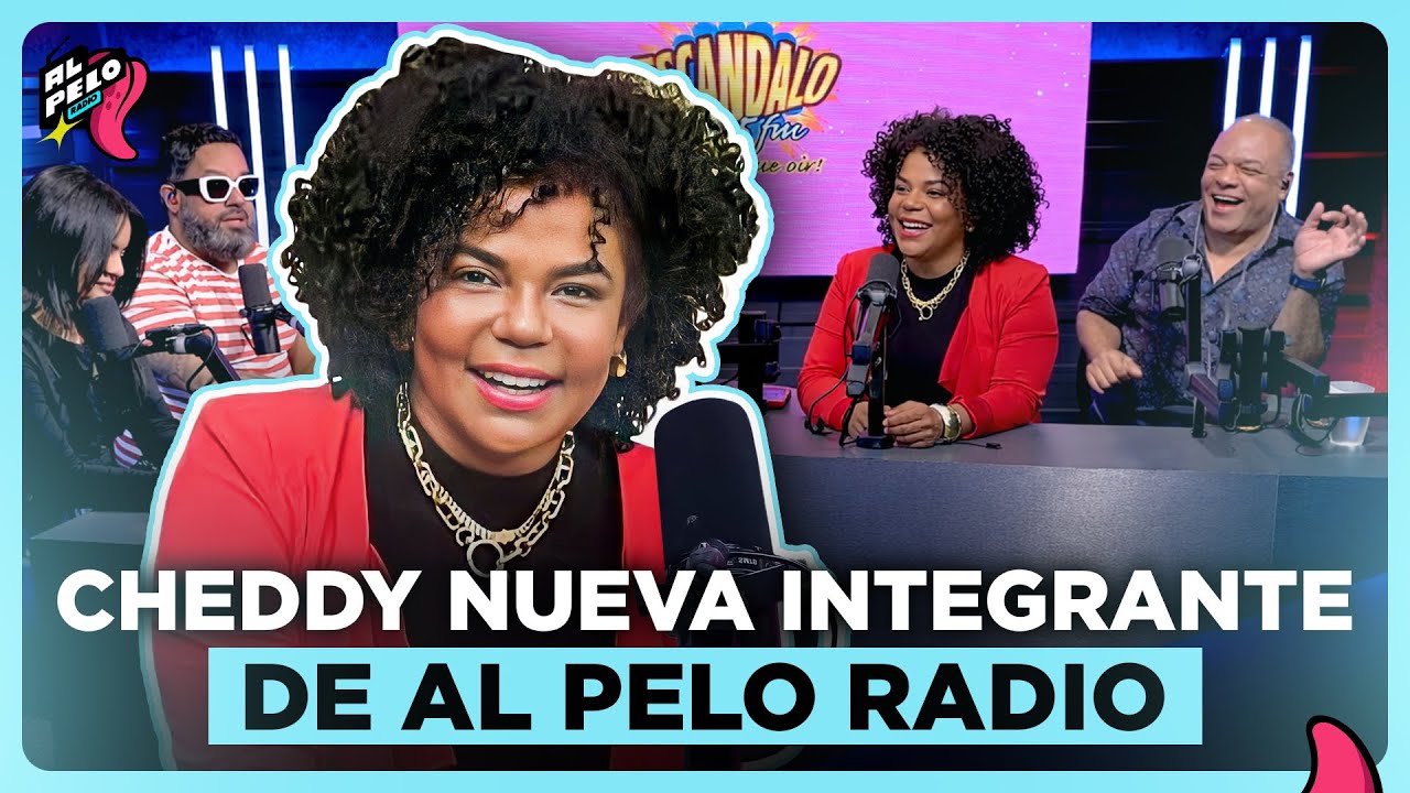 CHEDDY GARCÍA NUEVA INTEGRANTE DE AL PELO RADIO JUNTO A RICHARD Y AMELIA ALCÁNTARA 