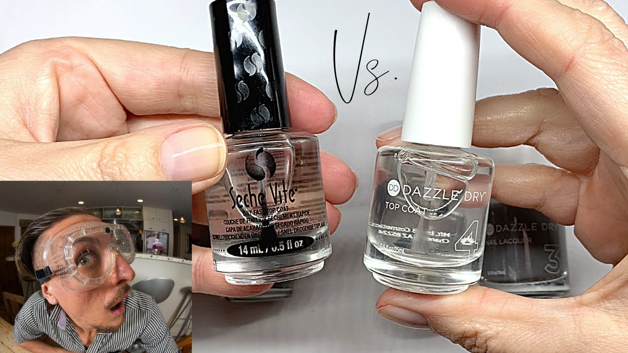 Seche Vite vs. Dazzle Dry. WHICH ONE DRIES FASTER? 🧐