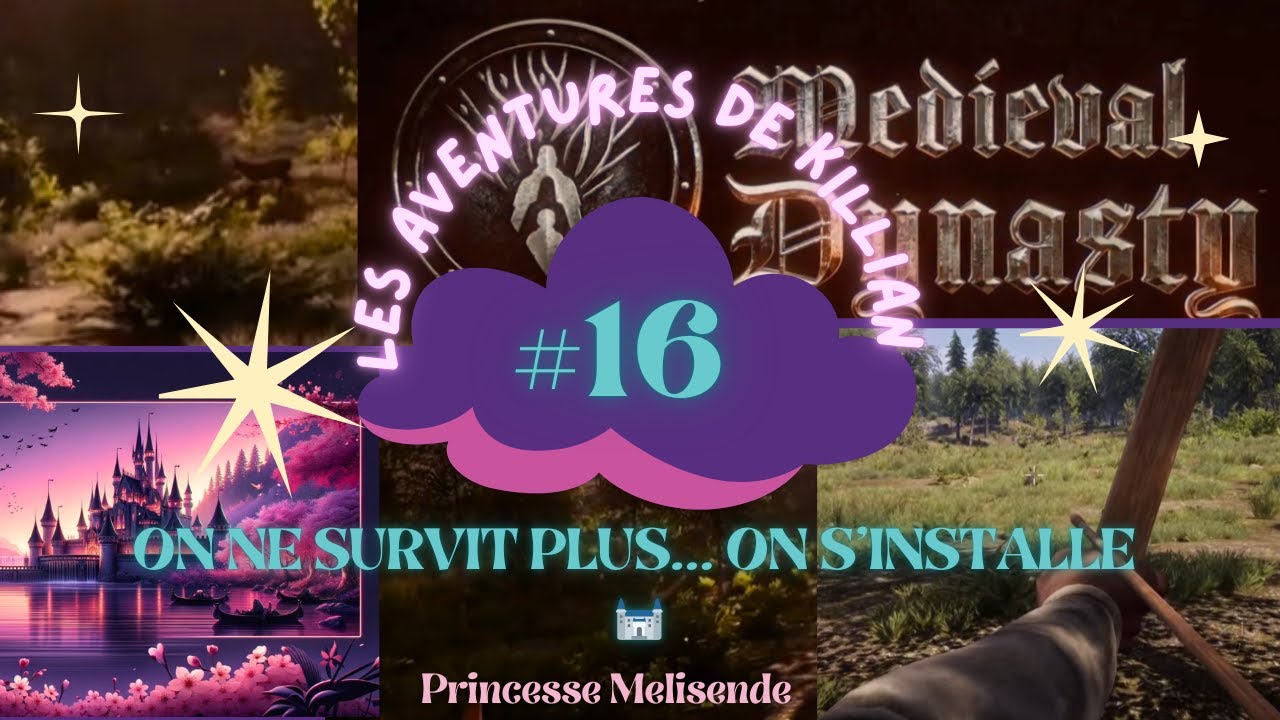 Médiéval Dynasty – Épisode 16 | On pose enfin les fondations du village 🏰🌱