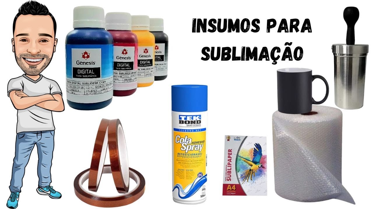 Insumos para Sublimação Para Começar sem Erros.