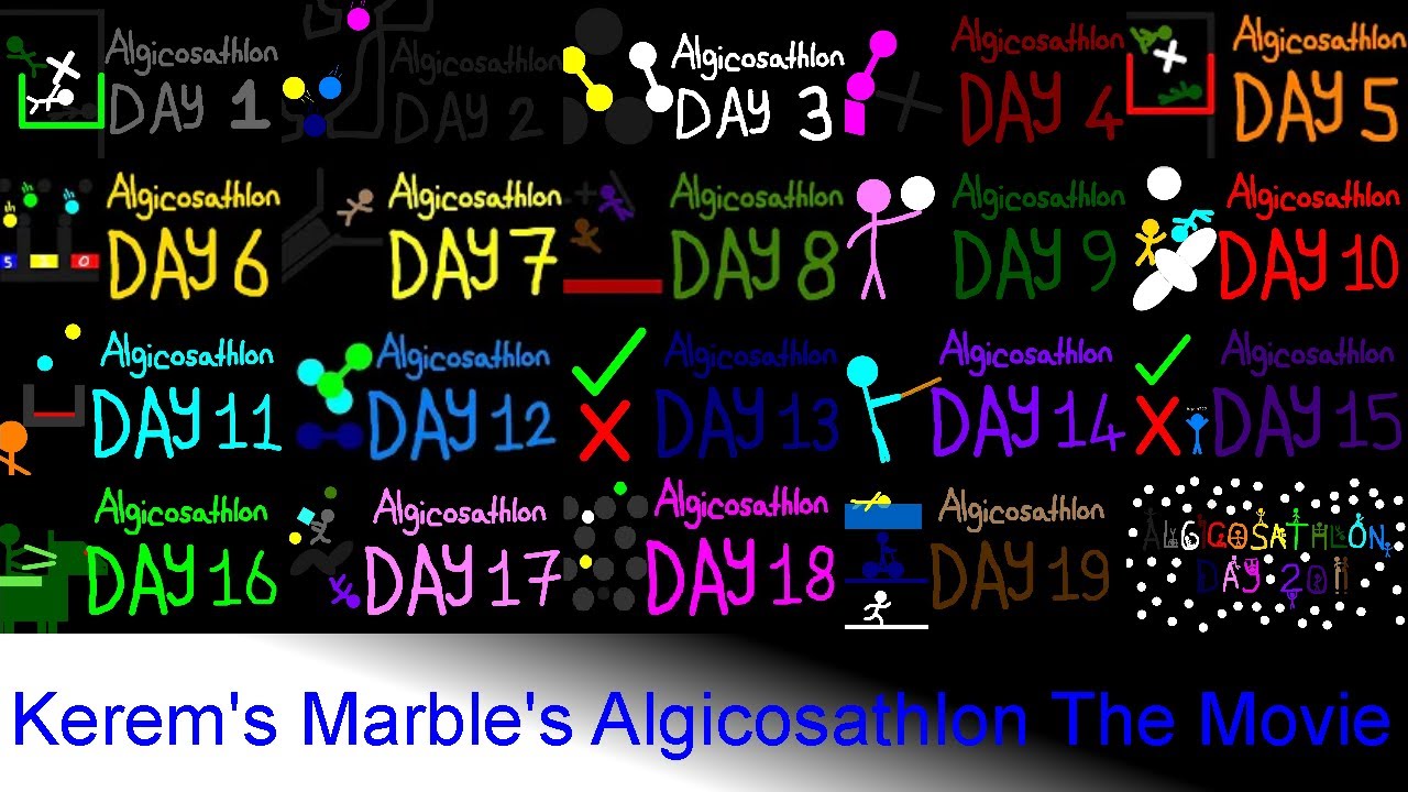 Kerem's Marble's Algicosathlon The Movie