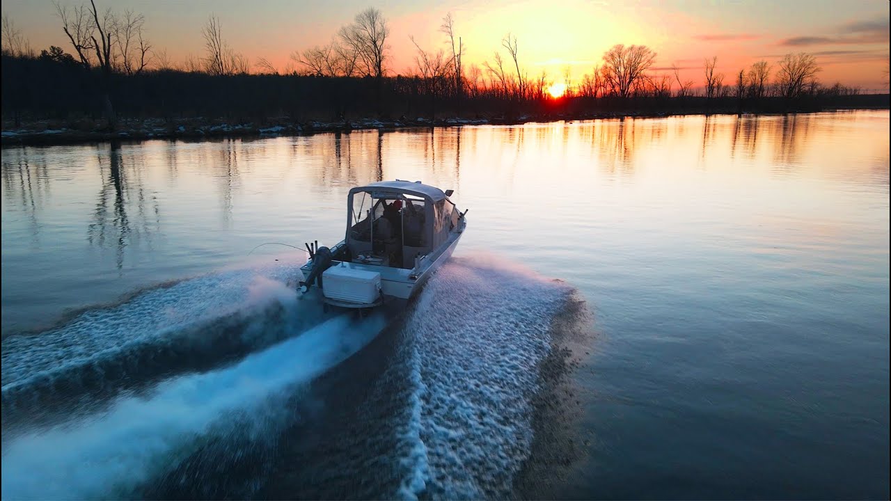 Winter Boat Camping & Steelhead Fishing