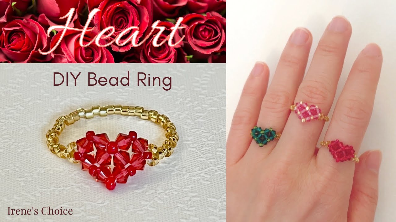 How to Make a Heart Bead Ring