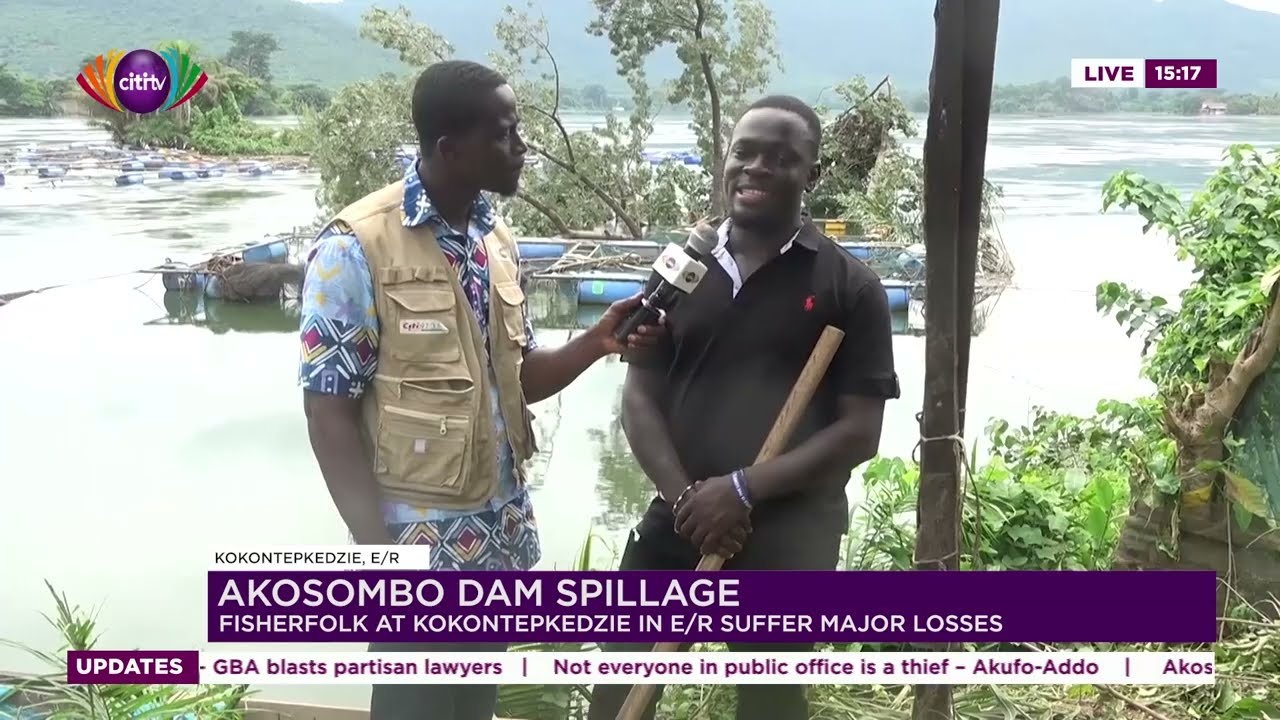 Akosombo dam spillage: Fisherfolk at Konkontepkedzie in Eastern Region suffer major losses | CNR