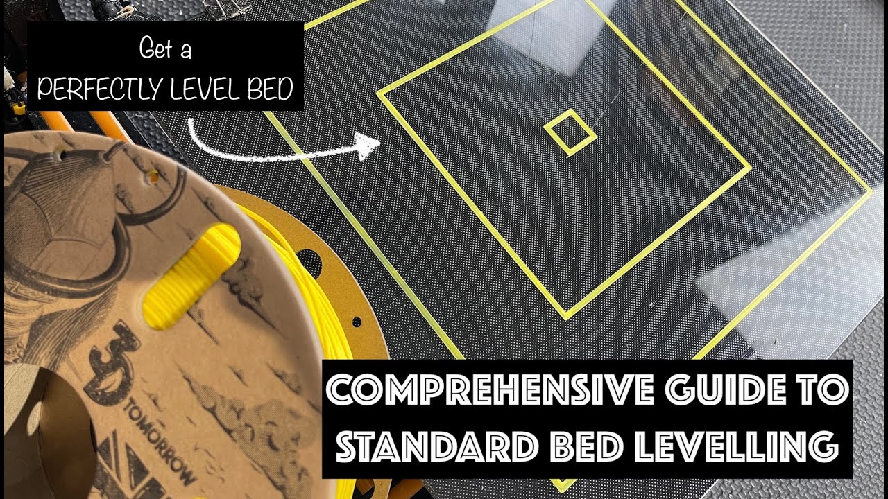 PERFECT BED LEVELLING - How to perform bed levelling + My Bed Level Test Print