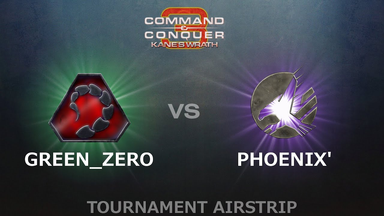 C&C3: Kane's Wrath 1v1 - Green_ZERO (Nod) vs. iPhx_tK (ST)
