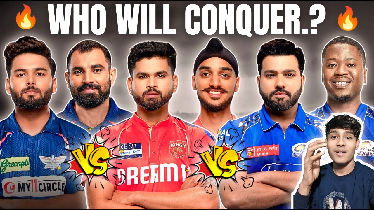 IPL 2026 : PBKS vs LSG vs MI Playing 11 Comparison 🔥- Who Wins Battle ? Who is Strongest ?🤔