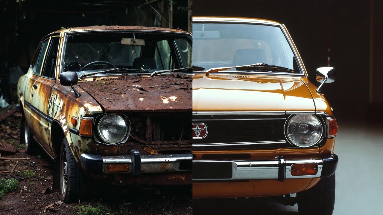 From Rusted Relic to Timeless Classic | ASMR 1972 Toyota Corolla KE20 Restoration